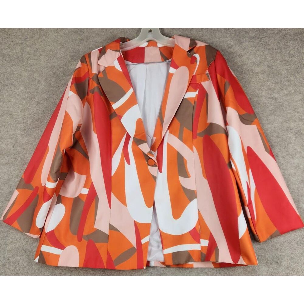 Women's Mulit-Colored Jacket/Blazer Size 2XL